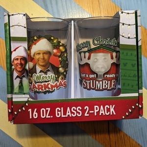 National Lampoon's Christmas Vacation 16oz Glass 2-Pack
